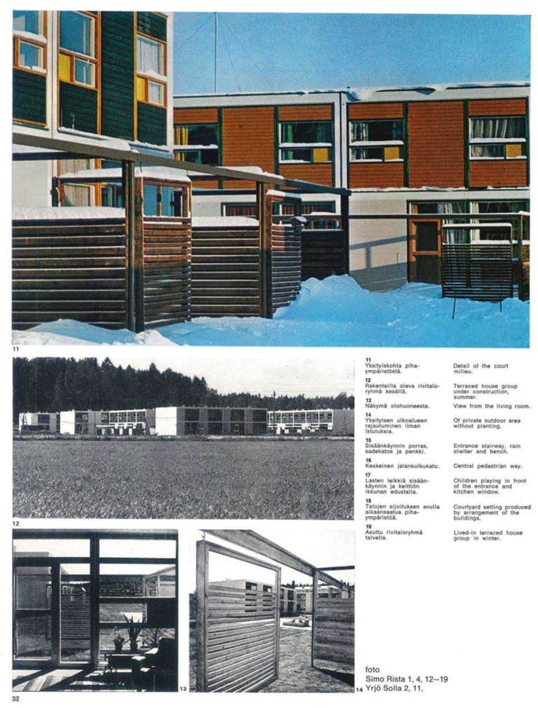 Lehden sivu esittelee uutta asuinaluetta.