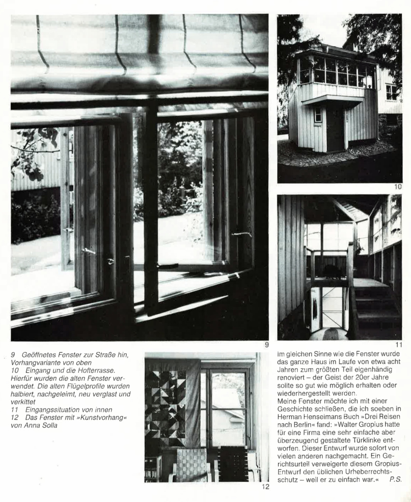 Pientalon ikkunoita lähi- ja yleiskuvissa.