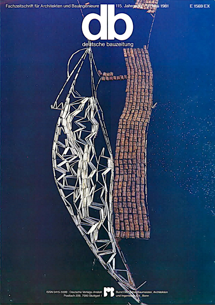 Lehden kannessa ilmakuva tukinuitosta.