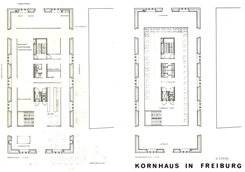 Kornhaus, pohjapiirros.
