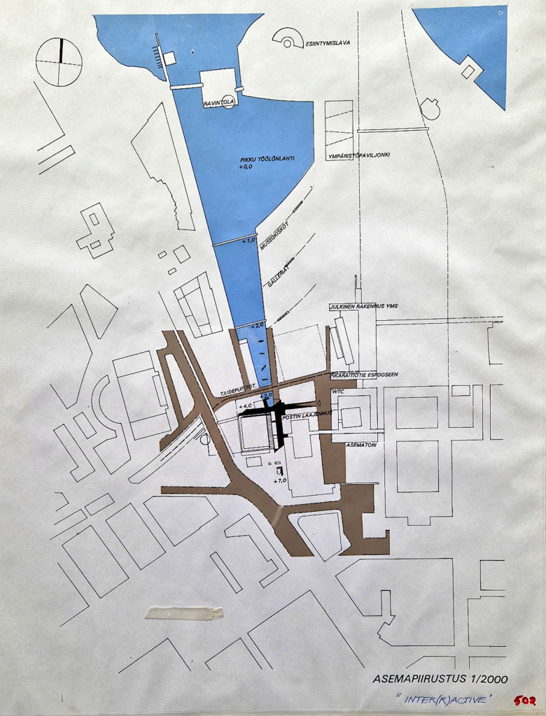 Karttapiirros liikennereiteistä tms.